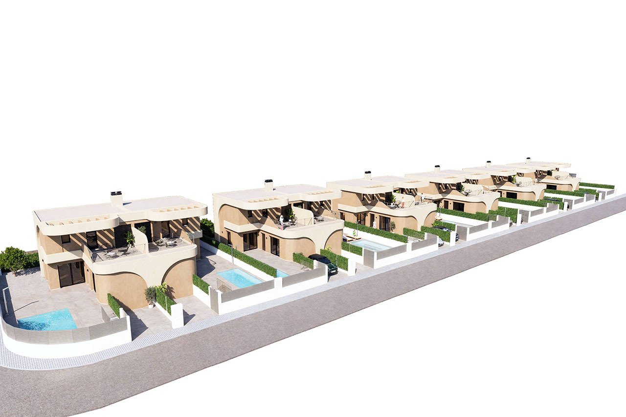 Doppelhaus-Villen mit 3 Schlafzimmern, 2 Bädern, Gäste-WC, Dachterrasse, Kfz-Stellplatz und optionalem Privatpool - 14