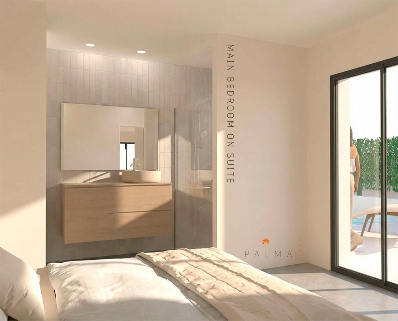 Doppelhaus-Villen mit 3 Schlafzimmern, 2 Bädern, Gäste-WC, Dachterrasse, Kfz-Stellplatz und optionalem Privatpool - 9