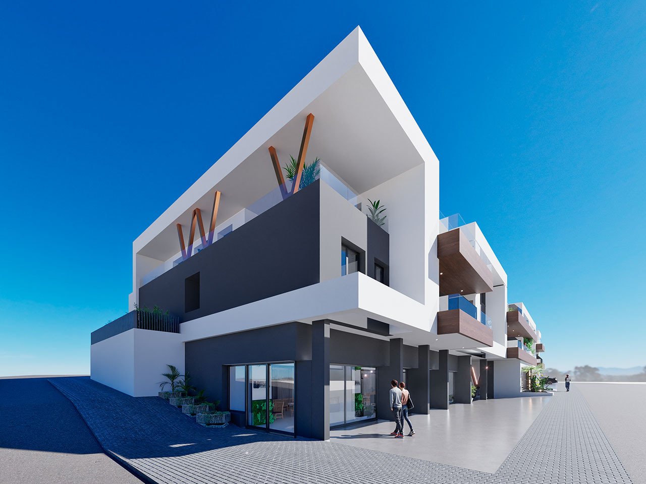 Moderne Appartements mit 3 Schlafzimmern, 2 Bädern, Einbauküchen mit Elektrogeräten und Gemeinschaftspool - 11