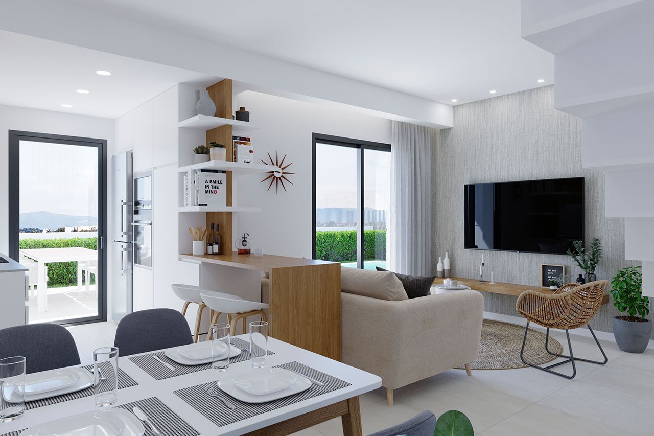 Charmante Doppelhaushälften in abgeschlossener Anlage mit 3 Schlafzimmern, 2 Bädern, Dachterrasse und Privatpool - 3