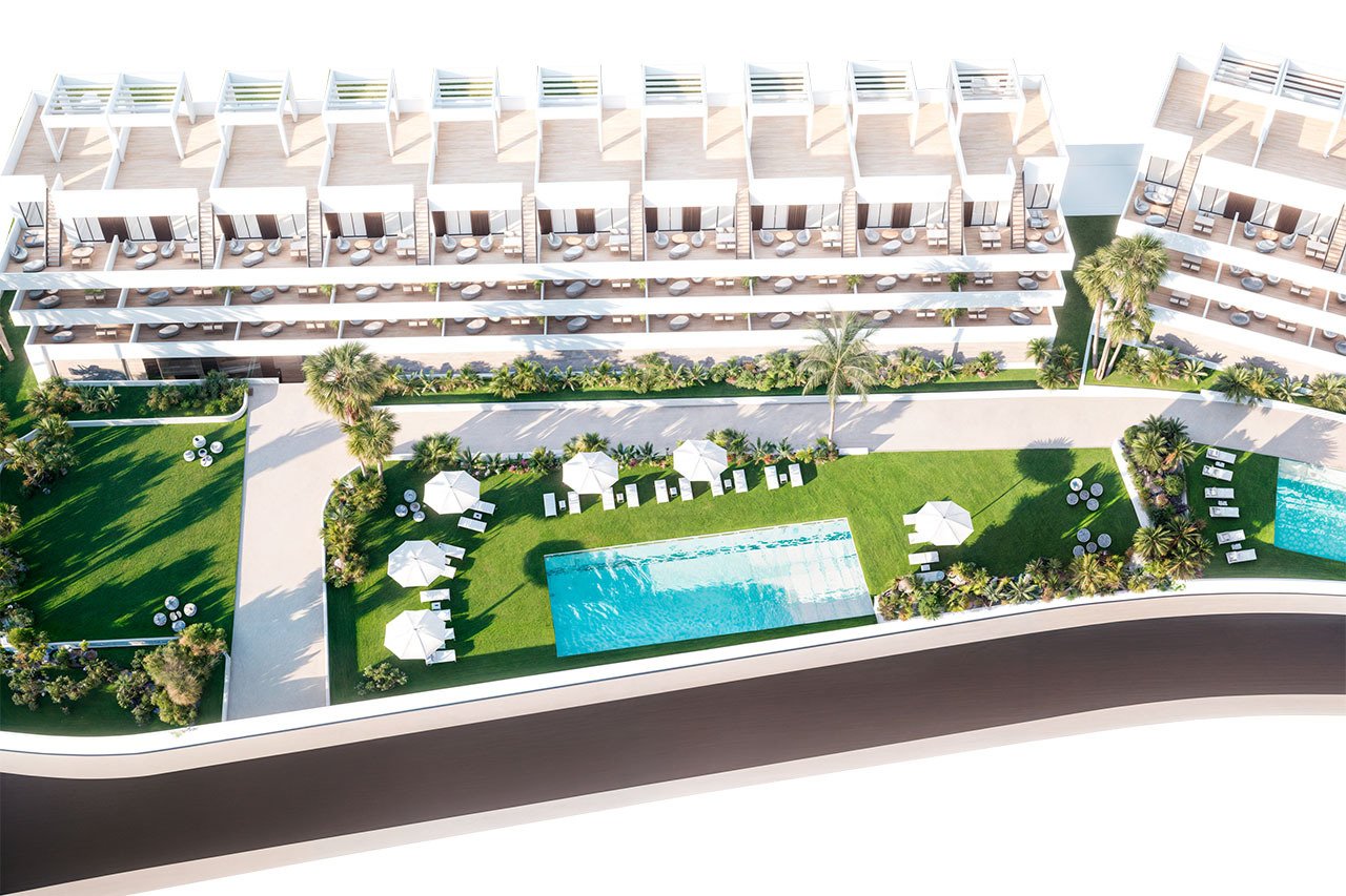 Appartements mit 2 Schlafzimmern, 2 Bädern, Gemeinschaftspools und Meerblick - 20