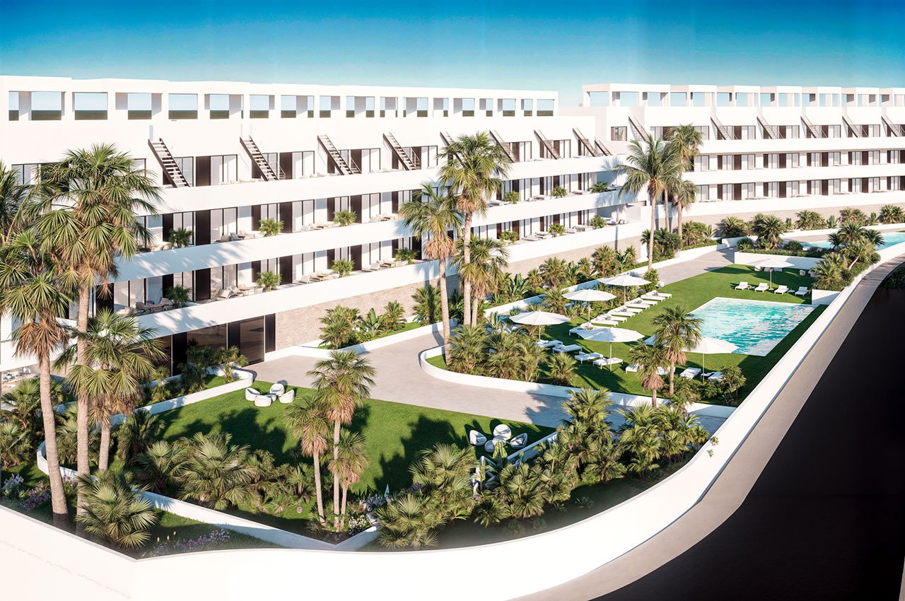 Appartements mit 2 Schlafzimmern, 2 Bädern, Gemeinschaftspools und Meerblick - 21