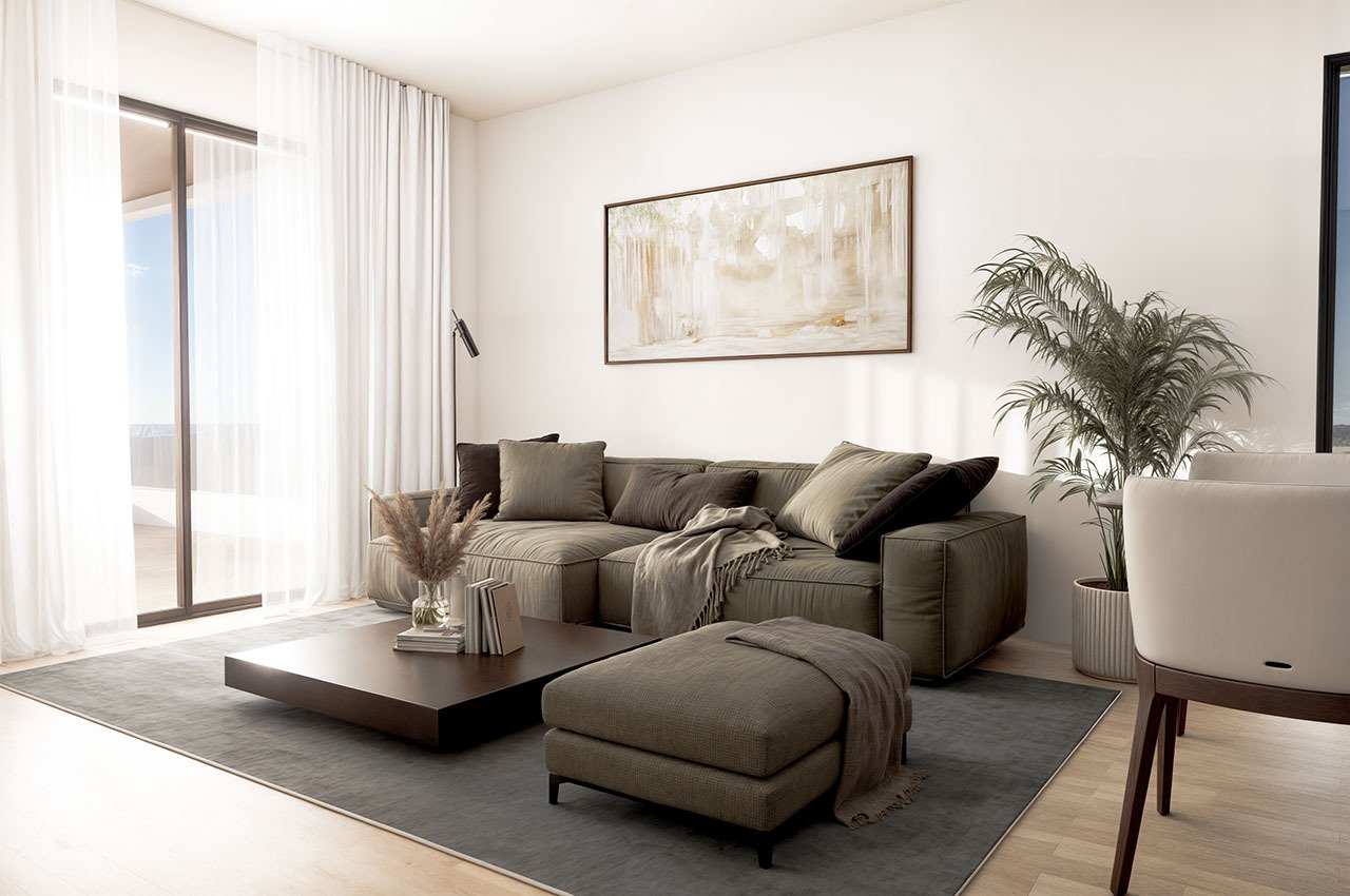 Appartements mit 2 Schlafzimmern, 2 Bädern, Gemeinschaftspools und Meerblick - 6