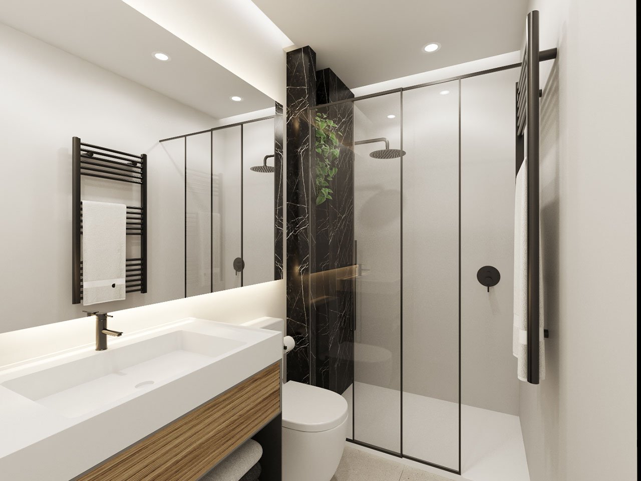 Attraktive Penthouse-Wohnungen mit 3 Schlafzimmern, 2 Bädern und Gemeinschaftspool in wunderschöner Anlage - 11