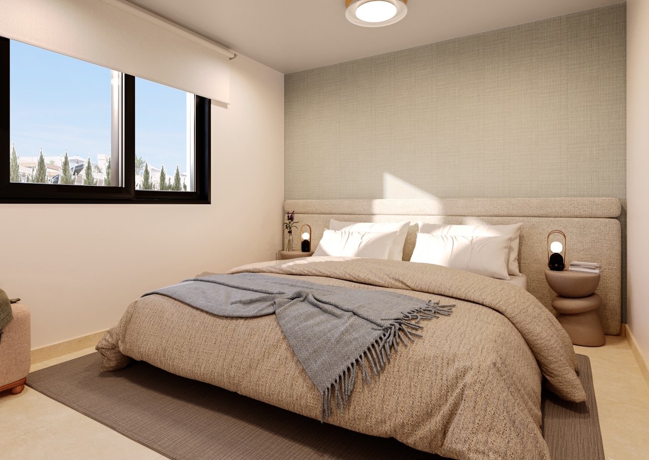 Obergeschoss-Wohnungen mit 3 Schlafzimmern, 2 Bädern, Dachterrasse, Tiefgaragenstellplatz, Gemeinschaftspools und beheizten Whirlpools - 7
