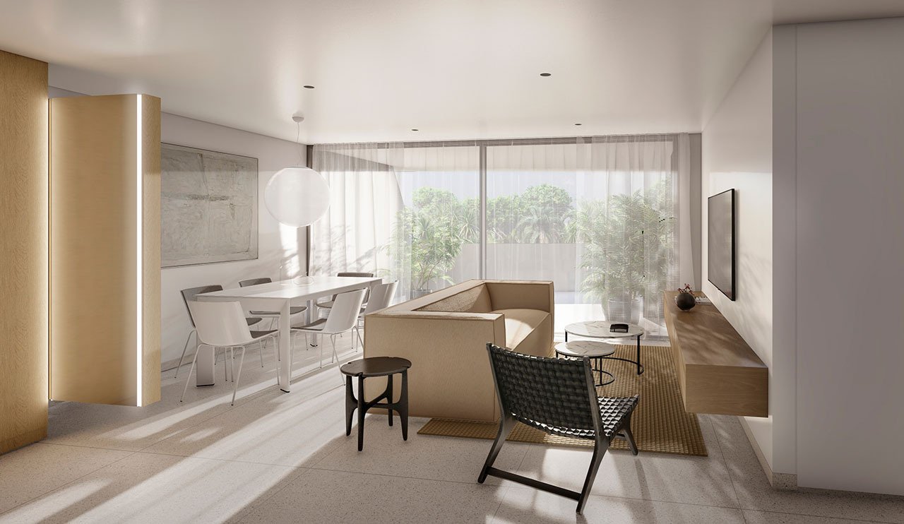 Appartements mit 2 Schlafzimmern, 2 Bädern, Klimaanlage und Einbauküchen mit Elektrogeräten in abgeschlossener Anlage mit Gemeinschaftspool und SPA - 9
