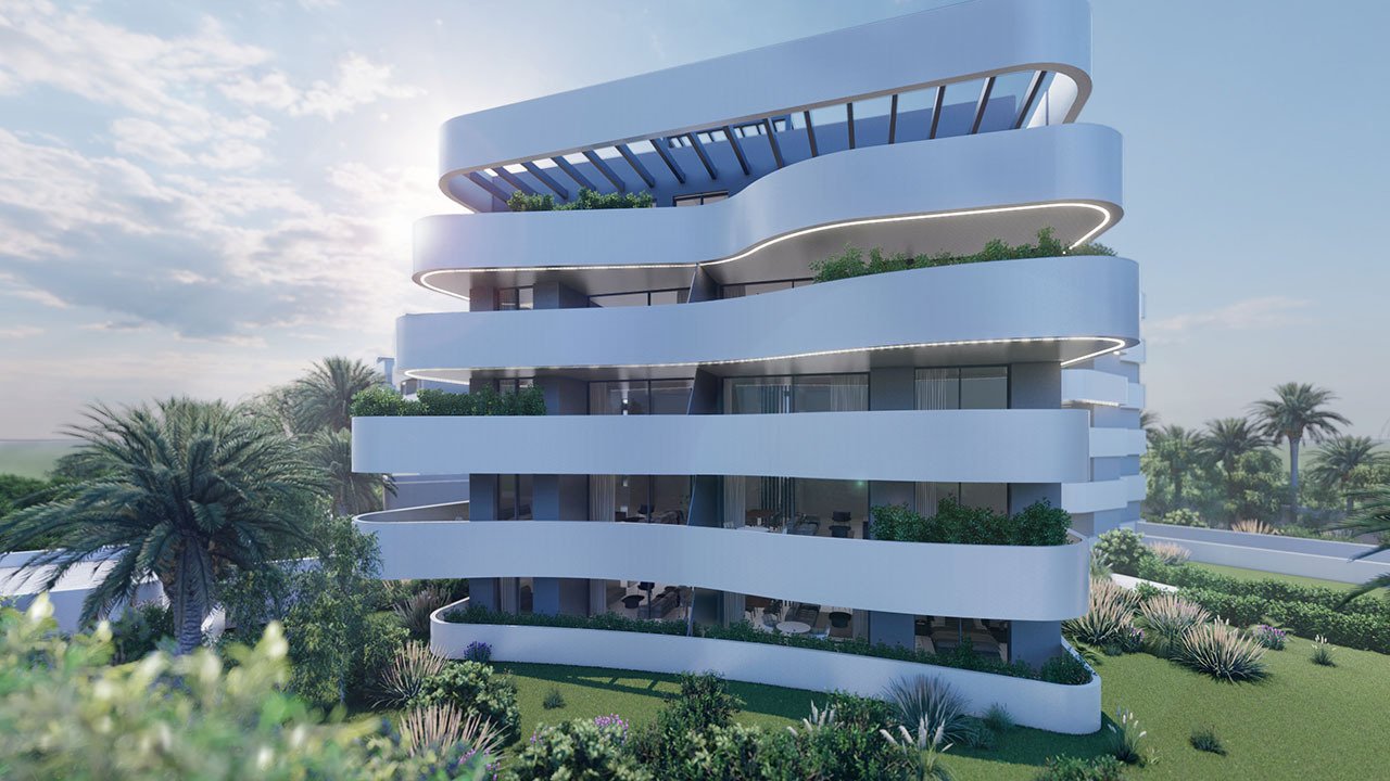 Appartements mit 2 Schlafzimmern, 2 Bädern, Klimaanlage und Einbauküchen mit Elektrogeräten in abgeschlossener Anlage mit Gemeinschaftspool und SPA - 4