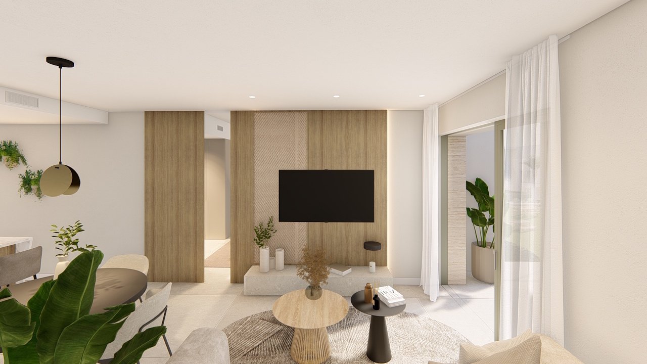 Penthouse-Wohnungen mit 3 Schlafzimmern, Tiefgaragenstellplatz und Gemeinschaftspool in einer wunderschönen Golfanlage und nur 500 m vom Strand - 8