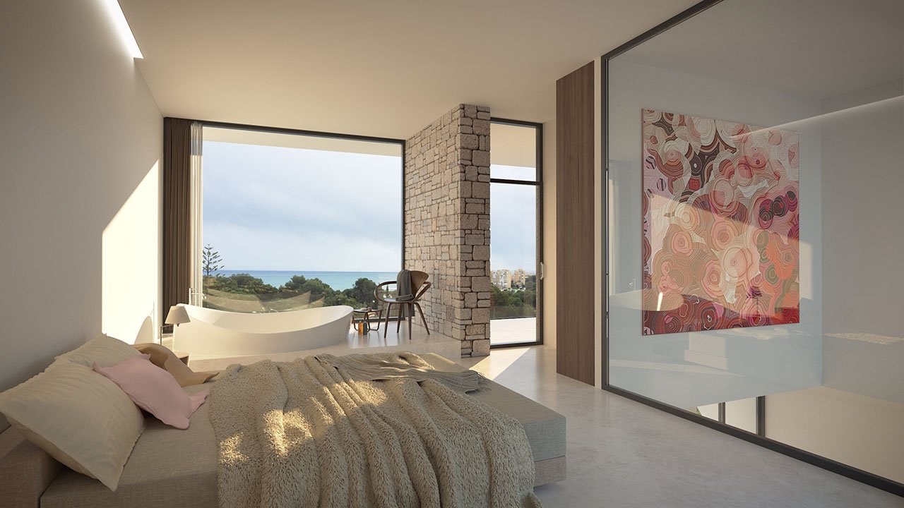 Exklusive Villen mit 3 - 4 Schlafzimmern, 3 - 4 Bädern, 1 Gäste-WC, Dachterrasse und Privatpool nur 600 m vom Strand - 7