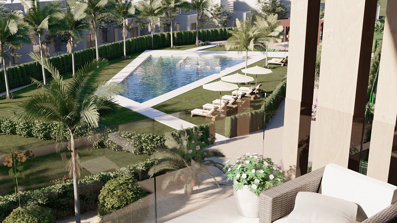 Fantastische Penthouse-Wohnungen mit 3 Schlafzimmern, 2 Bädern, Tiefgaragenstellplatz und Gemeinschaftspool im Santa Rosalía Lake and Life Resort - 5