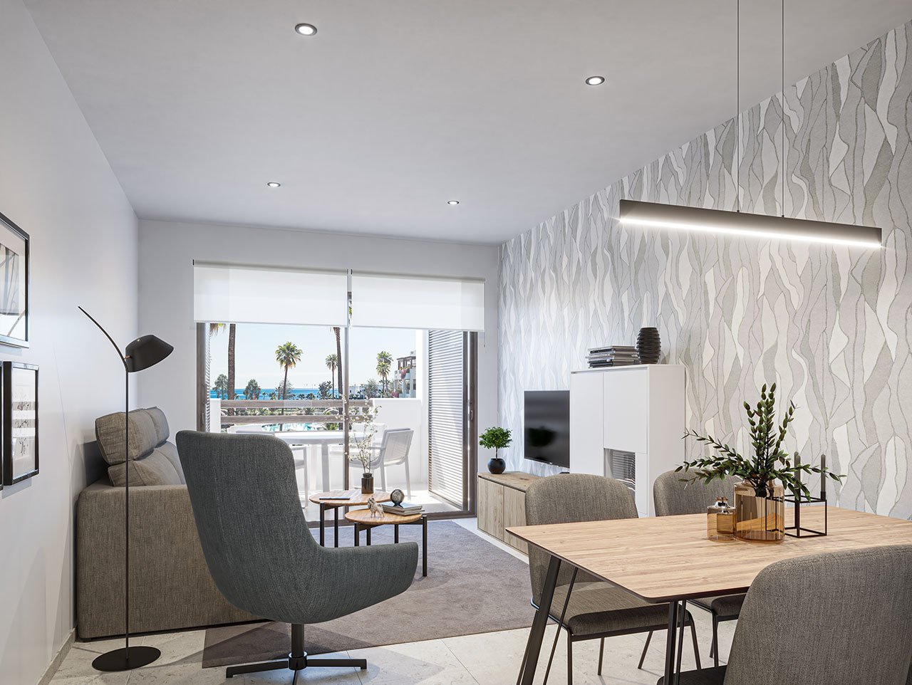 Wohnungen mit 2 Schlafzimmern, 1 - 2 Bädern, Tiefgaragenstellplatz und Gemeinschaftspool nur 500 m vom Strand - 8