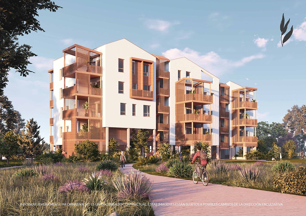 Nachhaltige Appartements mit 1 Schlafzimmer, 1 Bad, Klimaanlage, Kfz-Stellplatz, Gemeinschaftspool und Beachclub nur 400 m vom Strand - 4