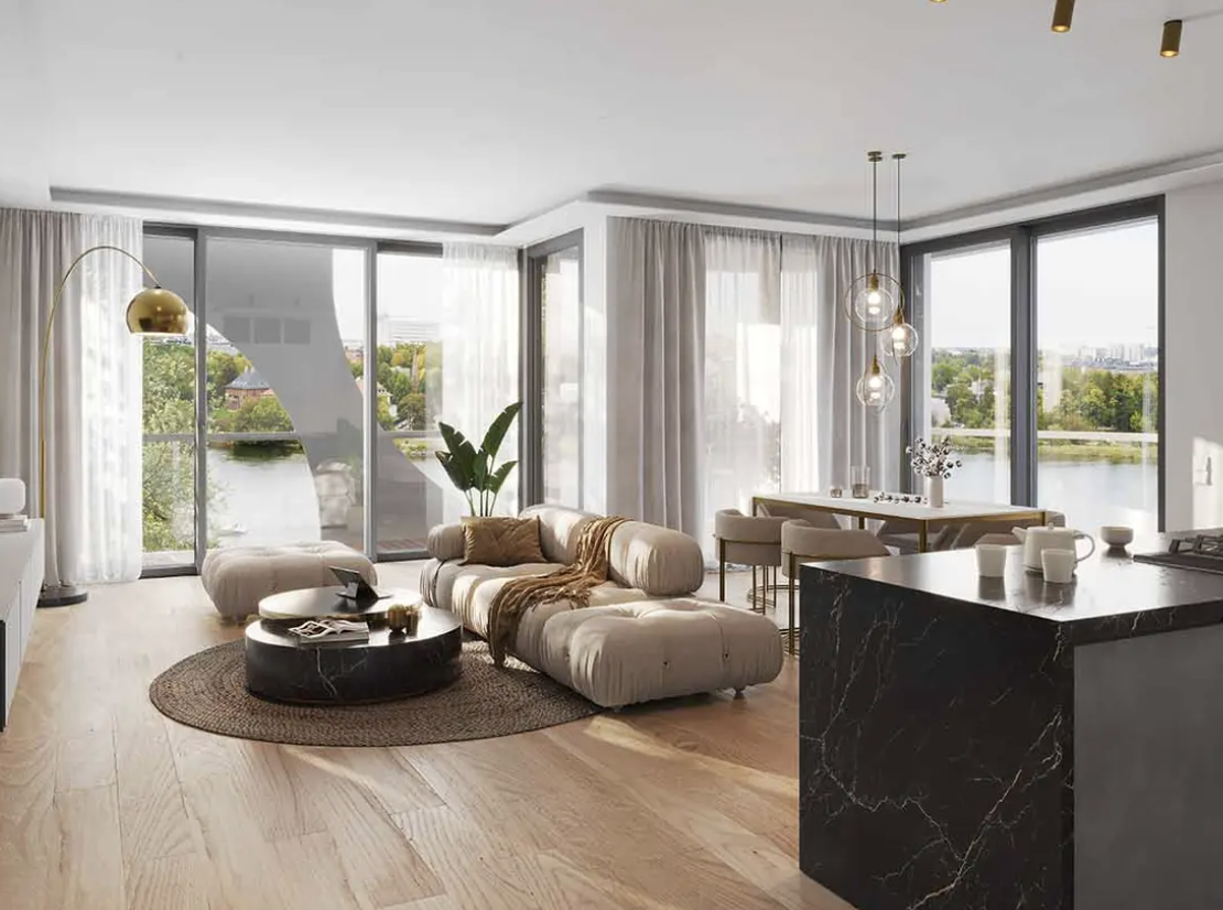 Exklusive 3-Zimmer-Wohnung am Wasser in Berlin - 1