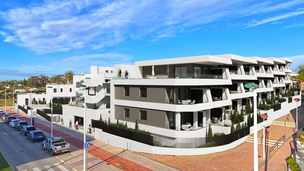Appartements mit 2 Schlafzimmern, 2 Bädern, Möblierung, Meerblick, Tiefgaragenstellplatz und Gemeinschaftspool - 2