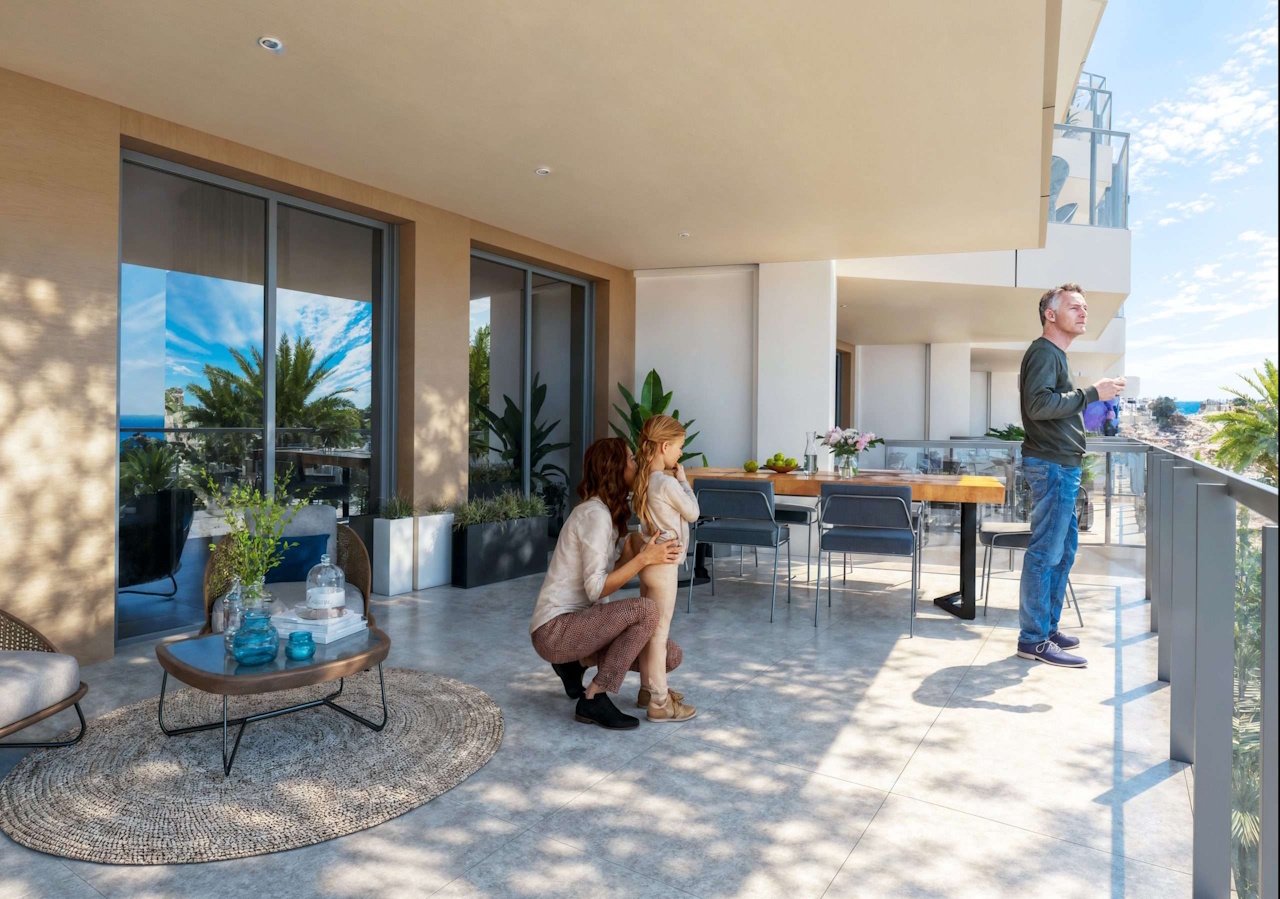 Penthouse-Wohnungen mit 2 Schlafzimmern, Klimaanlage, Fußbodenheizung in Bädern, Tiefgaragenstellplatz und Gemeinschaftspool nur 650 m vom Strand - 19