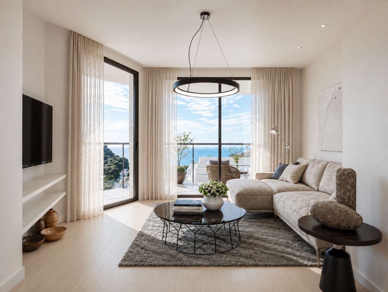 Penthouse-Wohnungen mit 2 Schlafzimmern, Klimaanlage, Fußbodenheizung in Bädern, Tiefgaragenstellplatz und Gemeinschaftspool nur 650 m vom Strand - 15