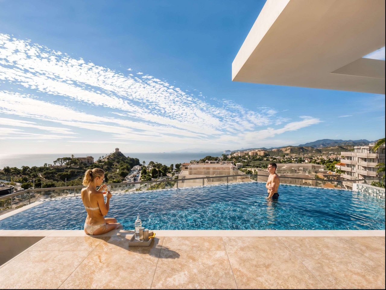 Penthouse-Wohnungen mit 2 Schlafzimmern, Klimaanlage, Fußbodenheizung in Bädern, Tiefgaragenstellplatz und Gemeinschaftspool nur 650 m vom Strand - 6