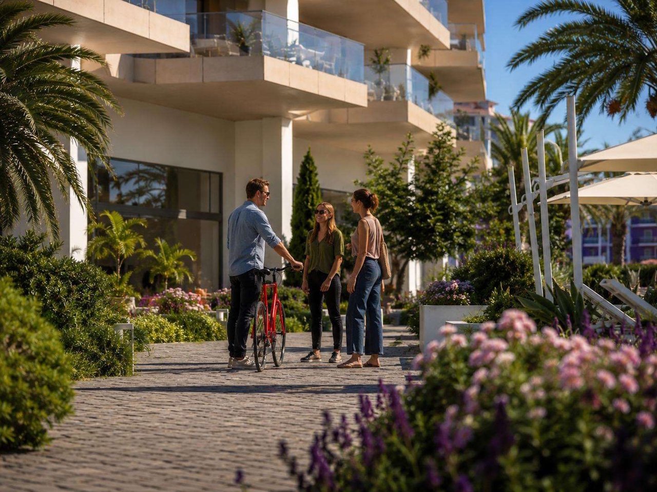 Penthouse-Wohnungen mit 2 Schlafzimmern, Klimaanlage, Fußbodenheizung in Bädern, Tiefgaragenstellplatz und Gemeinschaftspool nur 650 m vom Strand - 5