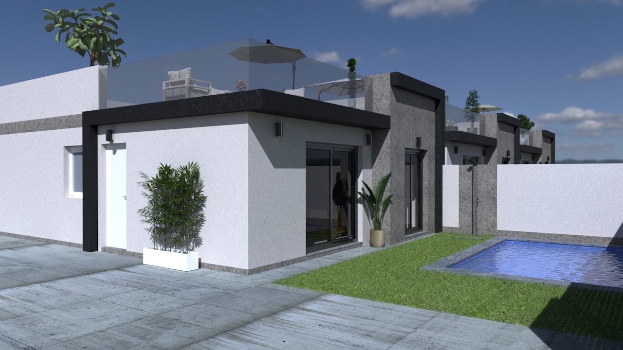 Moderne Villen mit 3 Schlafzimmern, 2 Bädern, Dachterrasse und Privatpool - 1