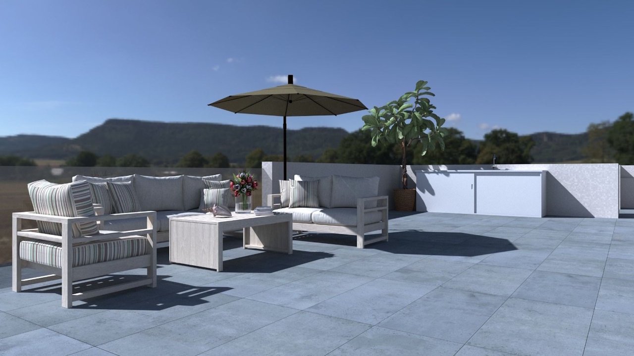 Moderne Villen mit 3 Schlafzimmern, 2 Bädern, Dachterrasse und Privatpool - 7