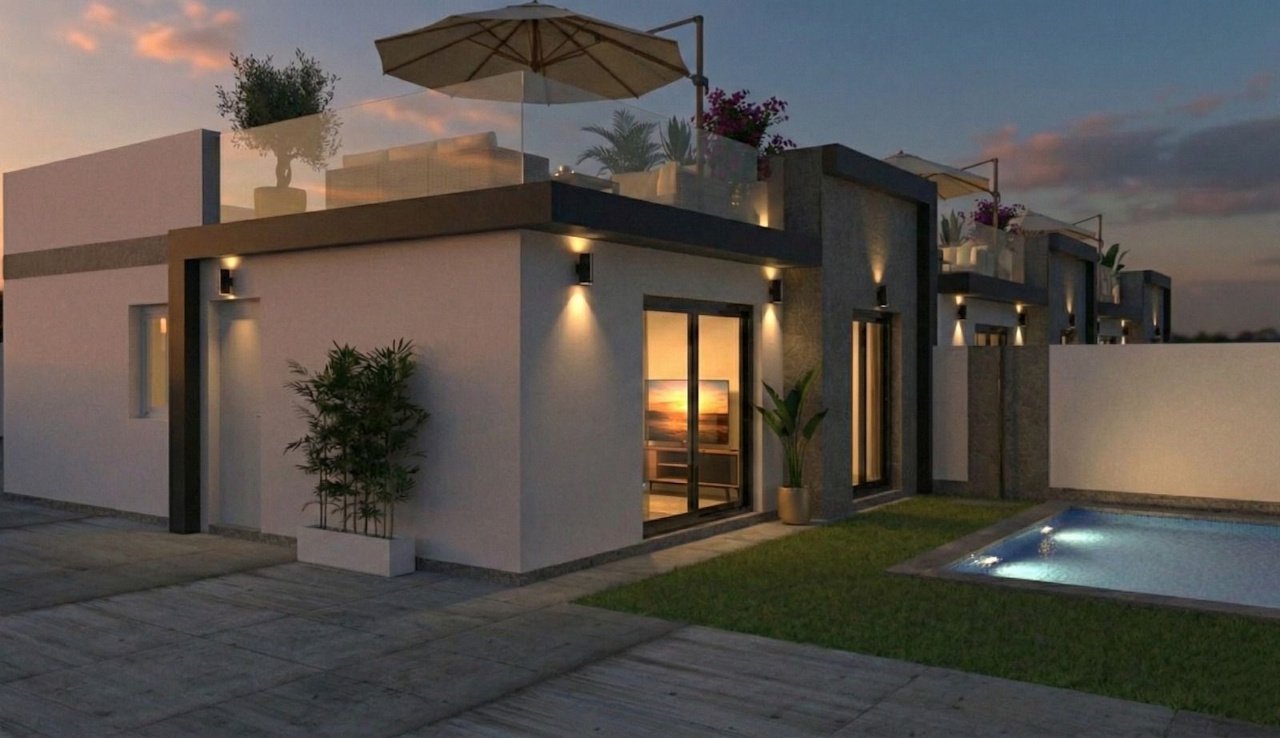 Moderne Villen mit 3 Schlafzimmern, 2 Bädern, Dachterrasse und Privatpool - 8