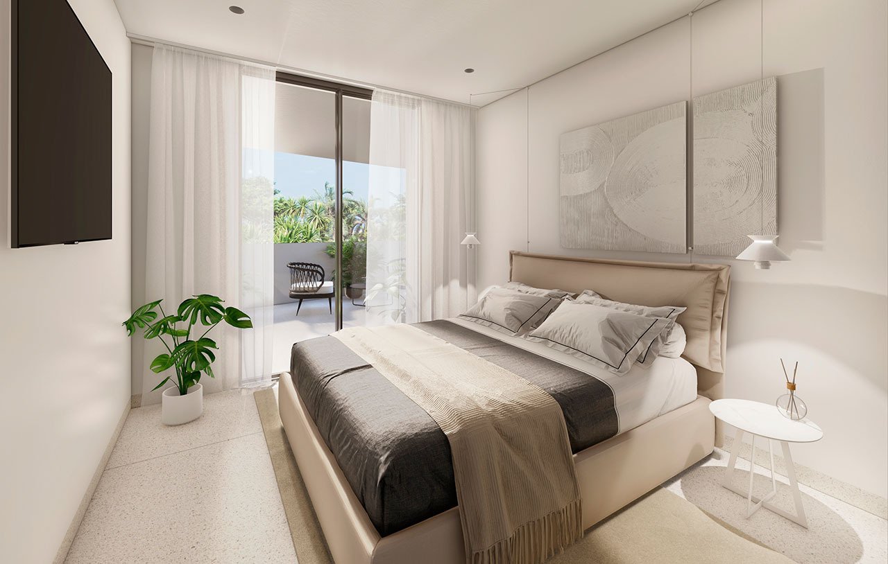 Penthouse-Wohnungen mit 2 Schlafzimmern, 2 Bädern, Klimaanlage und Einbauküchen mit Elektrogeräten in abgeschlossener Anlage mit Gemeinschaftspool - 18