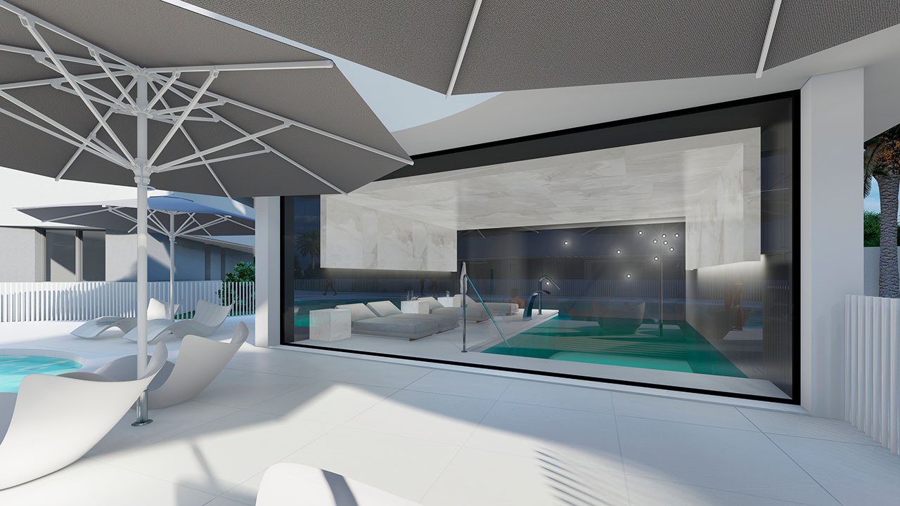 Penthouse-Wohnungen mit 2 Schlafzimmern, 2 Bädern, Klimaanlage und Einbauküchen mit Elektrogeräten in abgeschlossener Anlage mit Gemeinschaftspool - 23