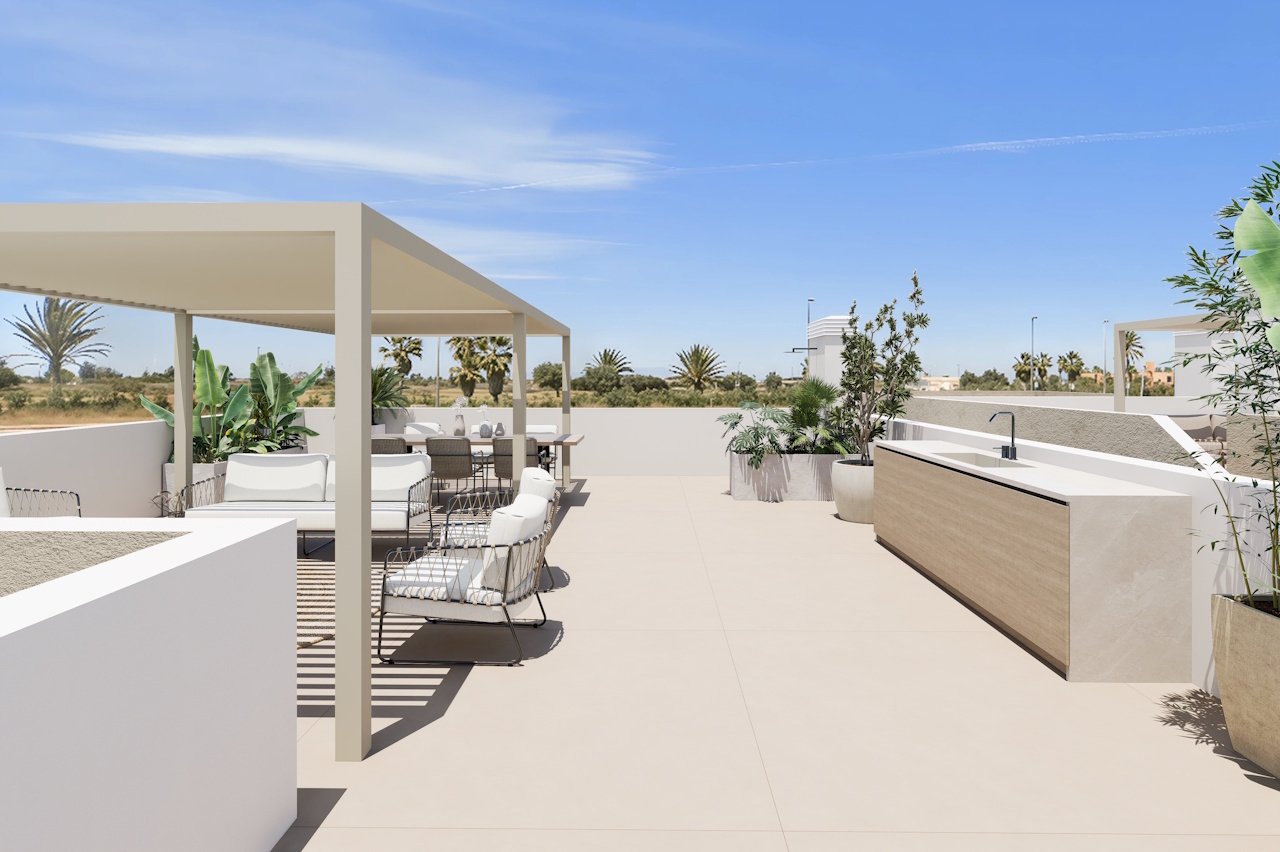Villen mit 3 Schlafzimmern, 3 Bädern, Dachterrasse, Tiefgaragenstellplatz und Gemeinschaftspool neben Serena Golf - 14
