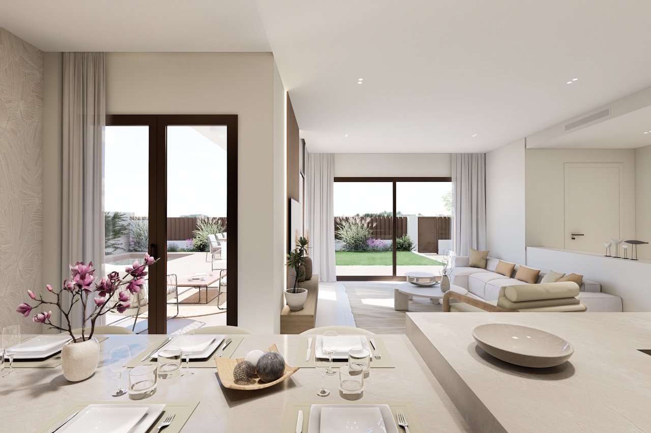 Villen mit 3 Schlafzimmern, 3 Bädern, Dachterrasse, Tiefgaragenstellplatz und Gemeinschaftspool neben Serena Golf - 5