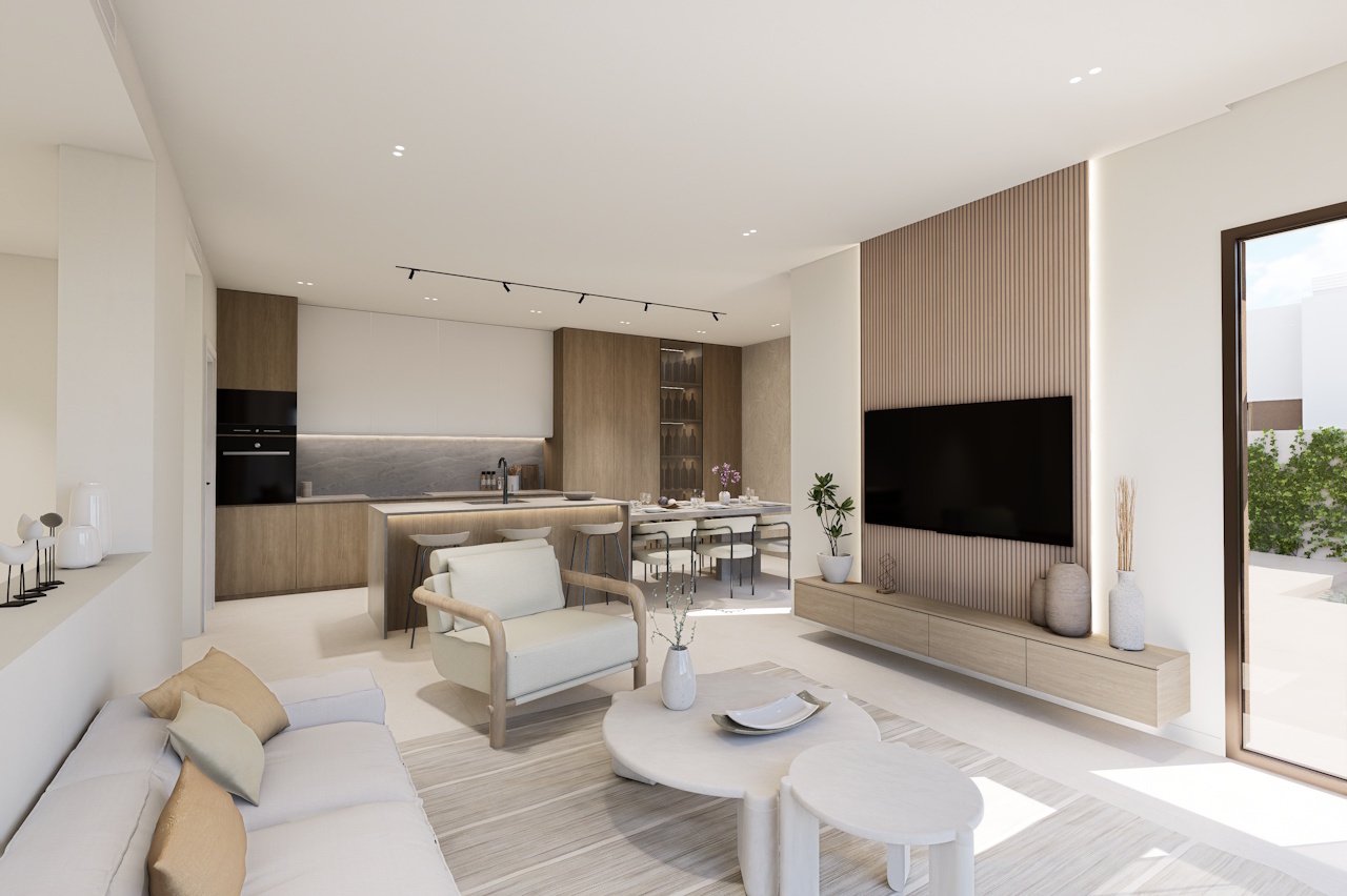 Villen mit 3 Schlafzimmern, 3 Bädern, Dachterrasse, Tiefgaragenstellplatz und Gemeinschaftspool neben Serena Golf - 3