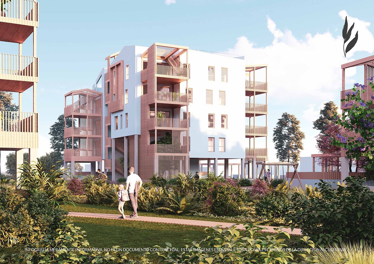 Nachhaltige Penthouse-Wohnungen mit 2 Schlafzimmern, Dachterrasse, Klimaanlage, Kfz-Stellplatz, Gemeinschaftspool und Beachclub nur 400 m vom Strand - 2
