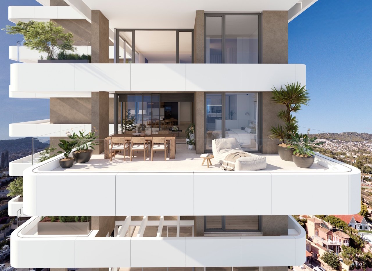 Luxus-Wohnungen mit 3 Schlafzimmern, 2 Bädern und Meerblick in exklusiver Anlage mit Außenpools und Wellness-Bereich nur 900 m vom Strand - 6