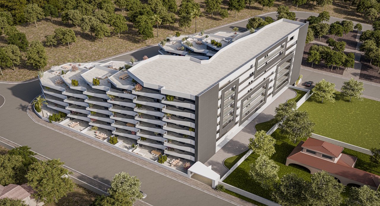 Moderne Wohnungen mit 3 Schlafzimmern, 2 Badezimmern, großer Terrasse, Tiefgaragenstellplatz und Gemeinschaftspool - 4