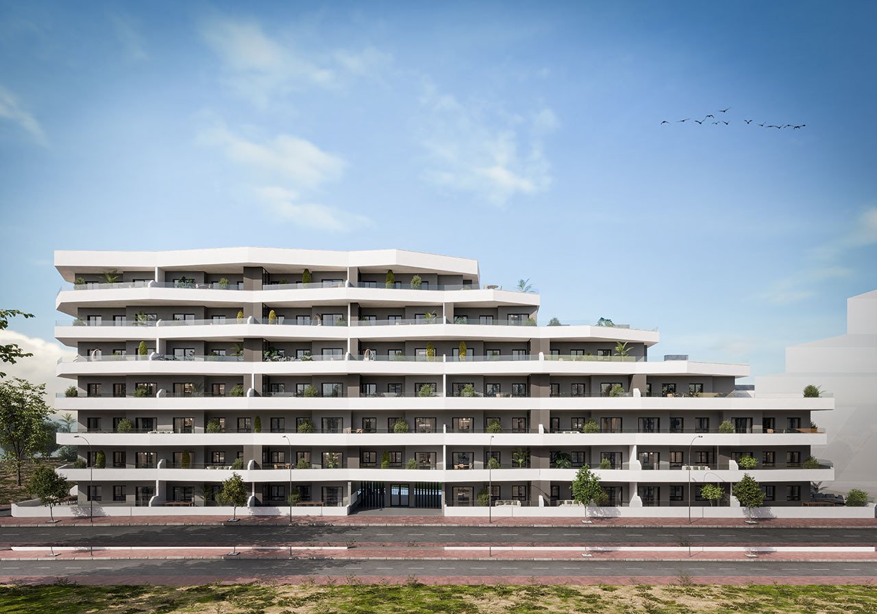 Moderne Wohnungen mit 2 Schlafzimmern, 2 Badezimmern, großer Terrasse, Kfz-Stellplatz und Gemeinschaftspool - 4
