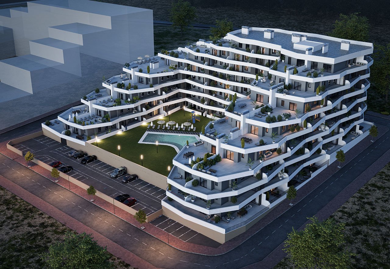 Moderne Wohnungen mit 2 Schlafzimmern, 2 Badezimmern, großer Terrasse, Kfz-Stellplatz und Gemeinschaftspool - 7