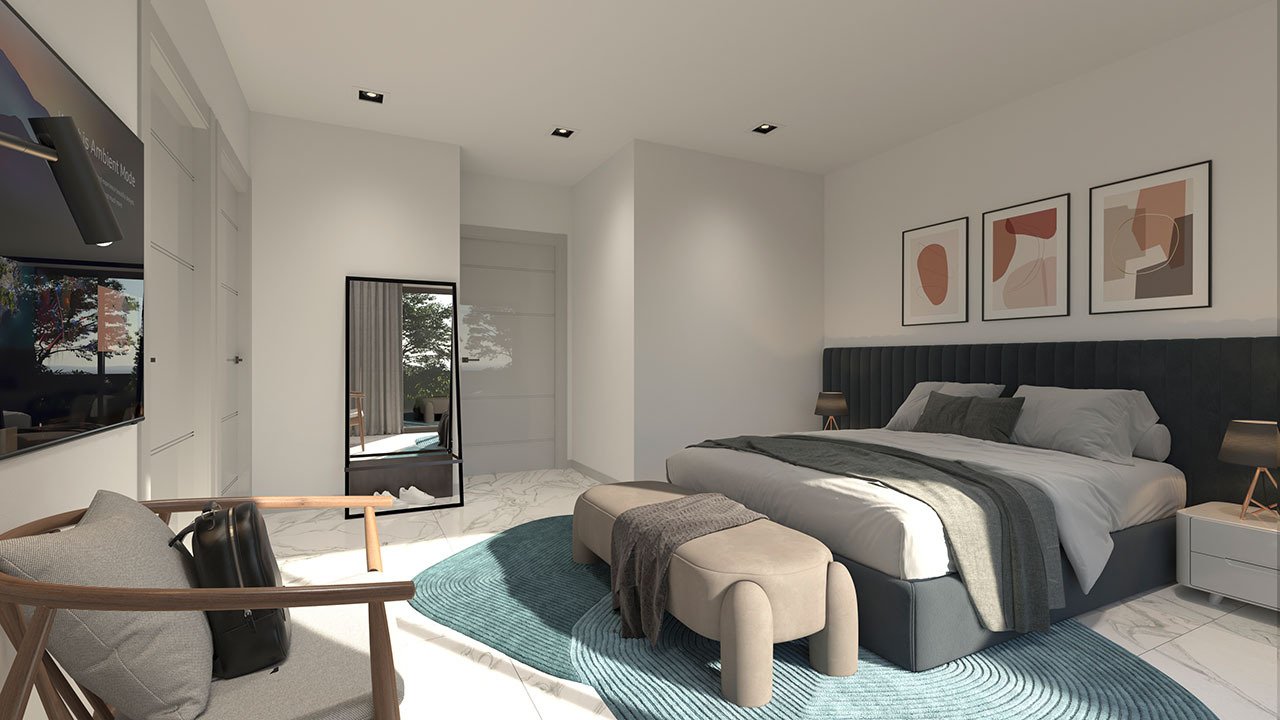 Wunderschöne Villen mit 3 Schlafzimmern, 2 Bädern, Dachterrasse, Garage und Privatpool - 4