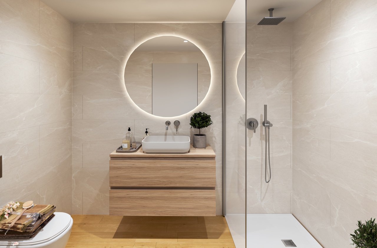 Appartements mit 2 Schlafzimmern, 2 Bädern, Klimaanlage und optionalem Tiefgaragenstellplatz im Zentrum von Palma de Mallorca - 12