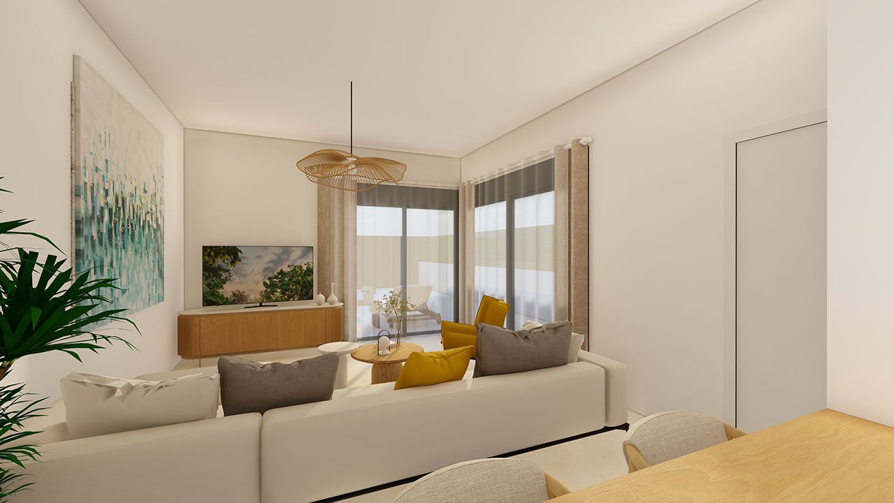 Reihenhaus-Villen mit 3 Schlafzimmern, 3 Bädern, Dachterrasse, Küchen mit Elektrogeräten, Privatpool und Kfz-Stellplatz nur 1,3 km vom Strand - 6