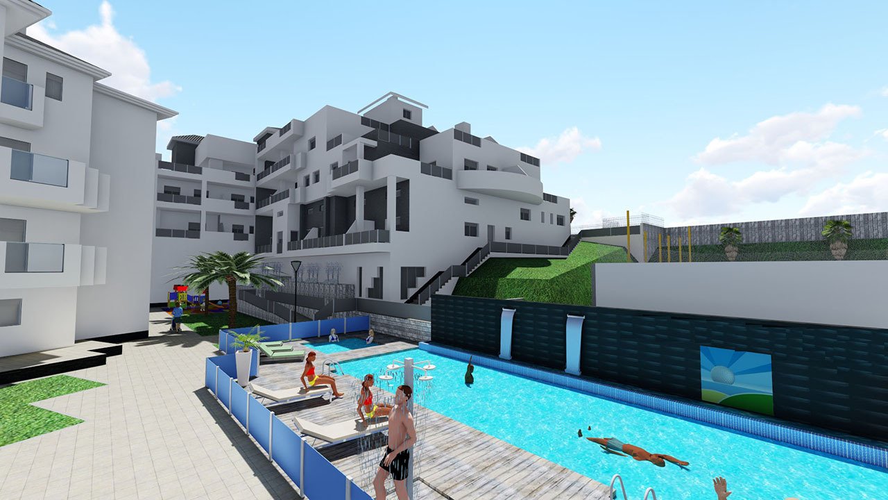 Wohnungen mit 2 Schlafzimmern, 2 Bädern, Gemeinschaftspool und Tiefgaragenstellplatz inmitten dreier Golfplätze - 11