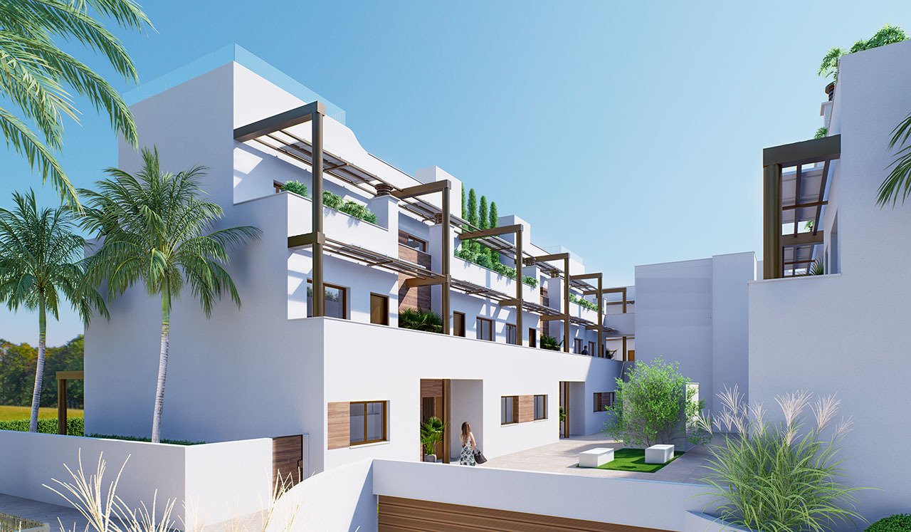 Obergeschoss-Wohnungen mit 2 Schlafzimmern, 2 Bädern, Dachterrasse, Tiefgaragenstellplatz und Gemeinschaftspool nur 200 m vom Strand - 6
