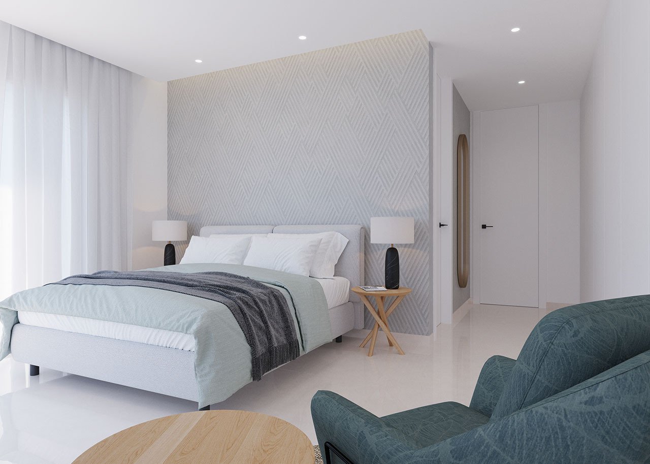 Exklusive Villen mit 3 Schlafzimmern, 3 Bädern, Privatpool, Keller/Garage und Meerblick - 14