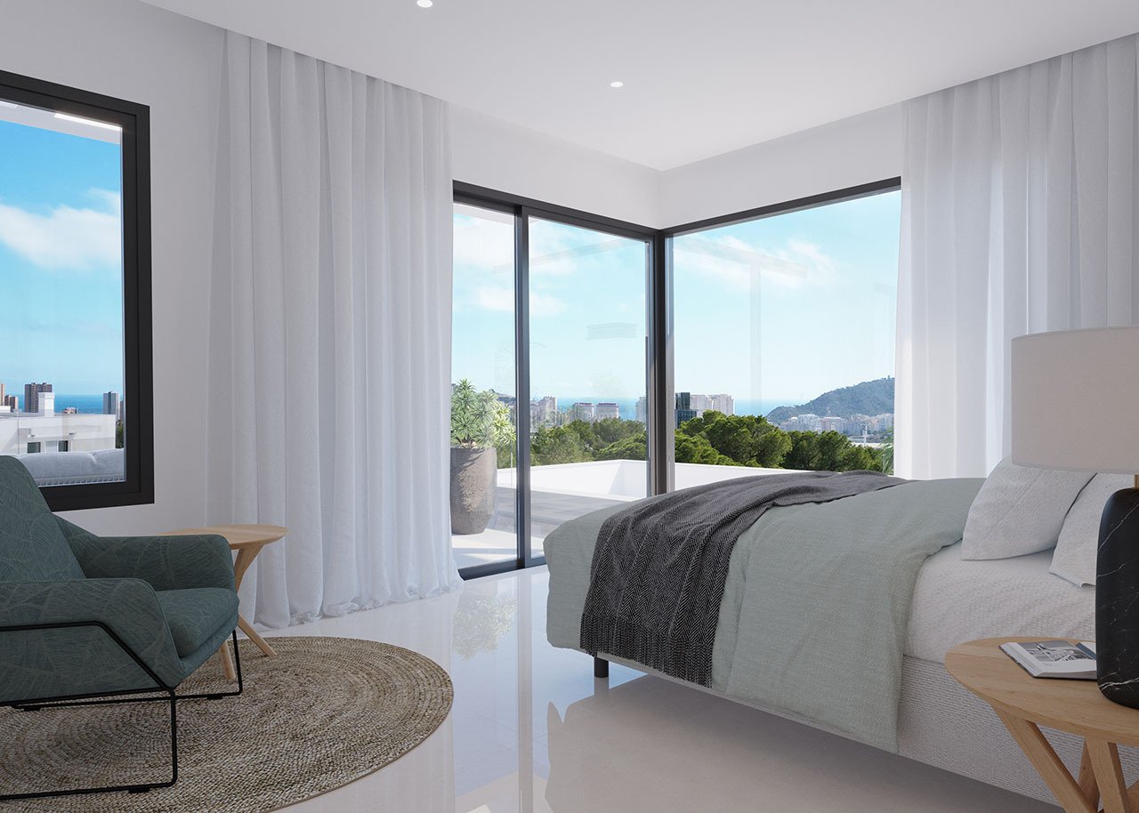 Exklusive Villen mit 3 Schlafzimmern, 3 Bädern, Privatpool, Keller/Garage und Meerblick - 13