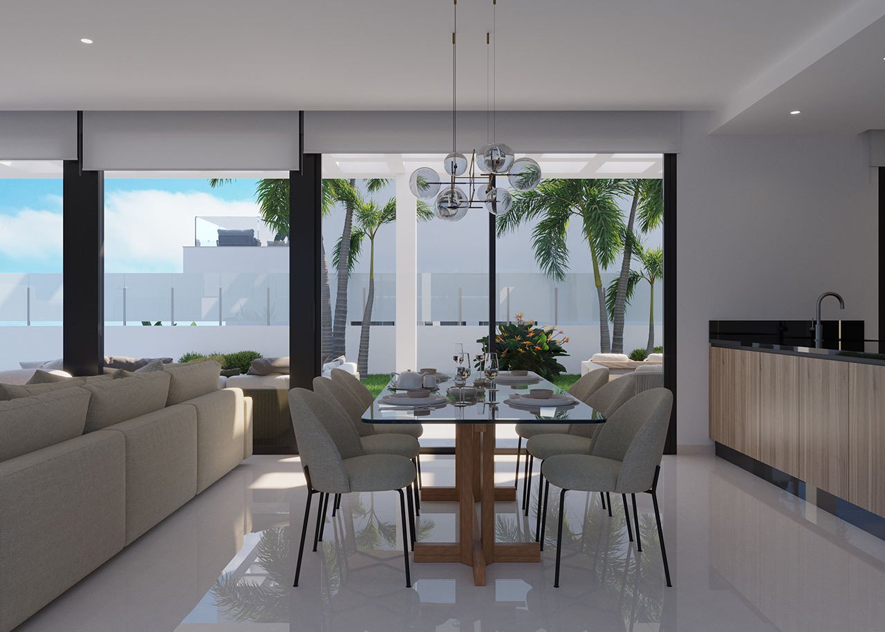 Exklusive Villen mit 3 Schlafzimmern, 3 Bädern, Privatpool, Keller/Garage und Meerblick - 9